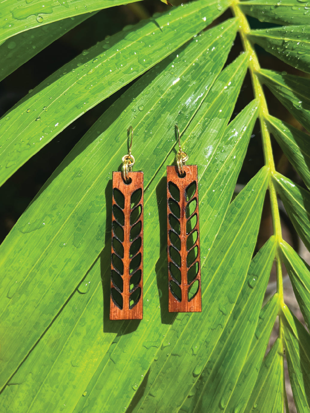 Heliconia Flower Earring